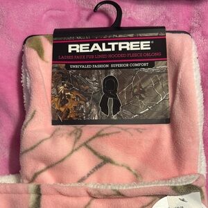 Realtree Pink and Brown Camouflage Hooded Fleece
